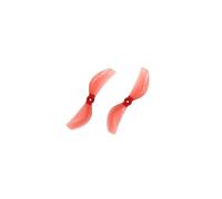 hJNGdU 4Pairs 45mm 2-PC Propeller Compatibility Compatible With RC Racing Freestyle 1.8inch Cinewhoop Toothpick Drones DIY Parts 1mm 1.5mm(CLEAR RED HOLE 1MM)