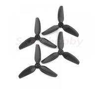 hJNGdU 4PCS 2Pairs T3X3X3 3 Inch Tri-Propeller CW CCW Polycarbonate Props Compatible with RC Racing Drone Compatible With Similar Models(4PCS T3X3X3 BLACK)