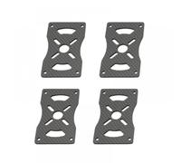 hJNGdU 4PCS Carbon Fiber Tube Clamp Motor Mount Plate Compatible With 12mm 16mm 20mm 22mm 25mm 30mm Pipes Compatible With DIY RC Multi-axis UAV(30MM)
