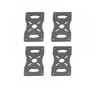 hJNGdU 4PCS Carbon Fiber Tube Clamp Motor Mount Plate Compatible With 12mm 16mm 20mm 22mm 25mm 30mm Pipes Compatible With DIY RC Multi-axis UAV(25MM)