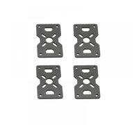 hJNGdU 4PCS Carbon Fiber Tube Clamp Motor Mount Plate Compatible With 12mm 16mm 20mm 22mm 25mm 30mm Pipes Compatible With DIY RC Multi-axis UAV(20MM)