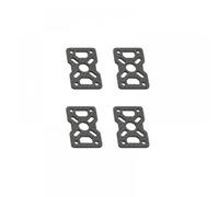 hJNGdU 4PCS Carbon Fiber Tube Clamp Motor Mount Plate Compatible With 12mm 16mm 20mm 22mm 25mm 30mm Pipes Compatible With DIY RC Multi-axis UAV(12MM)