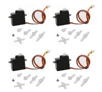 hJNGdU 4PCS Digital Servo 2g NI Steering Gear 3.7V 5V With JST Plug Compatible With RC Aircraft Camera Control Adjustment Parts(FOR JST-1.0MM 3.7V)