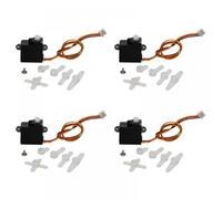 hJNGdU 4PCS Digital Servo 2g NI Steering Gear 3.7V 5V With JST Plug Compatible With RC Aircraft Camera Control Adjustment Parts(FOR JST-1.25MM 5V)