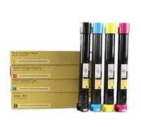 hJNGdU 4PCS Set DCC2250 7500 Toner Cartridge Compatible With DocuPrint C2250 C2255 C3360 Sambo E-Laser CA3250 Phaser 7500 Printer Color Toner Powder Refill