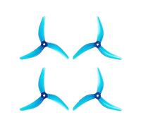 hJNGdU 5 Inch 3-Propeller Compatible with RC Racing Drones Johnny PC Freestyle Compatible 4.8x3.8x3mm DIY Parts(2CW 2CCW BLUE)