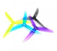 hJNGdU 5X4.3X3V2S 5043 Propeller 12 Pairs 3 PC Propeller Compatible With RC Racing Freestyle 5 Inch Drones Replacement DIY Parts(12PAIRS YELLOW(ONLY YELLOW))