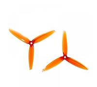 hJNGdU 6042 6.0x4.2 PC 3 Propeller Set Compatible With 2407 Motor Featuring 2 Pairs In 5 Colors Compatible With CW CCW Shafts(ORANGE 2PAIR)