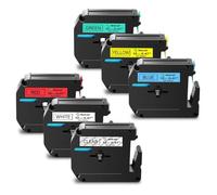 hJNGdU 6PK M-K231 Compatible Label Tape Works With M Tapes MK231 M231 Black On White 12mm For PT-100 PT-65 Printers 1 Pack Option Available(6 Colors)