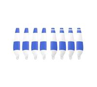 hJNGdU 8PCS 6030F Low Noise Lightweight Replacement Propellers Compatible With NI 3 Pro And NI 4 Pro Drones(8PCS WHITE BLUE)