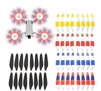 hJNGdU 8pcs 6030F Quick Release Propellers Compatible With D NI 3 Pro Drone Accessories With Reduced Noise Compatible With Similar Drones(RED AND WHITE 8)