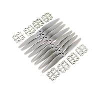 hJNGdU 8PCS 6x4E 6x4R 6040 CW CCW Nylon 2-Compatible With KV2200-2450 Brushless Motor Compatible with RC Airplane Accessories(4PAIRS 6X4)