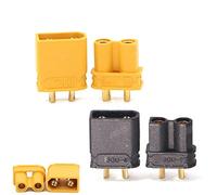 hJNGdU Amass XT30U RC Lipo Connector Set 10pcs Male Female Bullet Connectors Compatible With RC Quadcopter 5 Pairs Upgrade XT30(YELLOW)