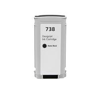 hJNGdU Compatible 738XL Ink Cartridge For 738 676M6A 676M7A 676M8A 498N8A Works With DesignJet T950 T850 Printers Color Inkjet Replacement(MK-130ML)