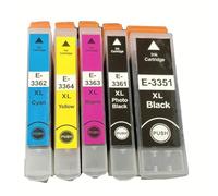 hJNGdU Compatible With Printer Models 33xl T33xl T3351 T3361 T3364 For XP530 XP900 XP830 XP645 XP635 XP630 XP540 XP640 For Part Number 33xl T33xl T3351 T3361 T3364