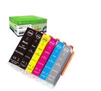 hJNGdU Coraljet PGI-570XL CLI-571XL 570 571 Compatible Ink Cartridge Multi-Color For Compatible With TS5050 MG5750 TS5051 MG6851 MG6850(6PCS 2BK C M Y G)
