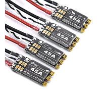 hJNGdU Cyclone 35A 45A ESC Compatible With BLHeli_S Support 2-6S Power Supply Compatible With DShot150 300 600 And Oneshot125 Compatible With RC Quadcopter Airplane Drone 1 2 4 Pack(4PCS 45A ESC)