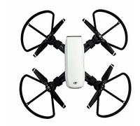 hJNGdU D 4Pcs Guards And Joystick Protectors Compatible Drone RC Spare Parts Props Bumper And Control Stick Covers(BLACK)