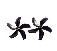 hJNGdU D63 5-PC 4 Pair 8 PCS Compatible With 63mm 2.5inch RC Racing Freestyle Cinewhoop Ducted Drones D63-5 Props(BLACK)
