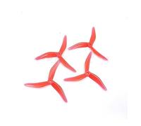 hJNGdU DALPROP 4PCS 2Pairs Nepal N2 3-5.1inch Propeller 2CW 2CCW 5mm POPO Compatible Compatible With RC Drone Racing Accessories(4PCS N2 CRYSRAL RED)