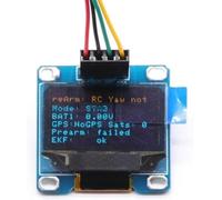 hJNGdU Drone Accessories Compatible With OSD OLED Display Compatible With Pixhawk 2.4.8 And PX4 Flight Control I2C Interface Replaceable Flight Status Display