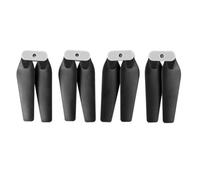 hJNGdU E88 Pro RC Drone Compatible Foldable Propeller Props Quadcopter Accessory 4pcs(GRAY)
