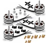 hJNGdU Emax XA2212 Brushless Motor 820KV 980KV 1400KV Compatible With NI 250 280 Quadcopter Compatible Drone Parts(4PCS XA2212 980KV)