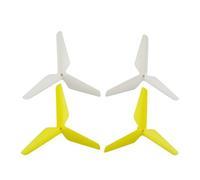hJNGdU Four Pack Three Propellers Compatible With X5C X5 X5S X5SC X5SW X5HC X5HW RC Quadcopter Compatible Spare Parts(WHTIE YELLOW)