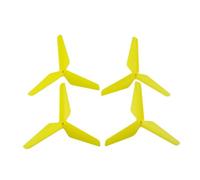 hJNGdU Four Pack Three Propellers Compatible With X5C X5 X5S X5SC X5SW X5HC X5HW RC Quadcopter Compatible Spare Parts(LIGHT YELLOW)