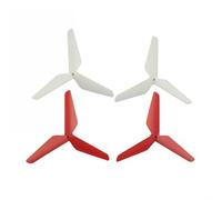 hJNGdU Four Pack Three Propellers Compatible With X5C X5 X5S X5SC X5SW X5HC X5HW RC Quadcopter Compatible Spare Parts(WHITE RED)
