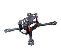 hJNGdU Frame Compatible With X2 ELF X2eyas Genie110 VX98 G130 Gino2 Compatible with RC Drone Racing Quadcopter (GENIE110)