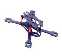 hJNGdU Frame Compatible With X2 ELF X2eyas Genie110 VX98 G130 Gino2 Compatible with RC Drone Racing Quadcopter (VX98)