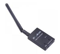 hJNGdU FUAV UVC Dual Single Control OTG 150CH Full Channel Receiver With Audio Compatible For RC Drone Parts(SINGLE BLACK)