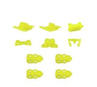 hJNGdU GEP-MK5 Carbon Fiber Frame Compatible With Mark5 Series Drone Compatible with DIY RC Quadcopter And Freestyle Drone Accessories Parts(PRO KITS YELLOW)