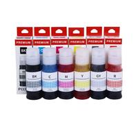 hJNGdU GI-13 GI-23 GI-33 GI-43 GI-53 GI-63 GI-73 GI-83 Refill Dye Ink Compatible With Printer Models G610 G510 G620 G540 G640 G550 G650 G670(1SET BK C M Y R GY)
