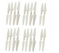 hJNGdU H501S X4 H501C Compatible Propellers 10pcs CW CCW Compatible With RC Quadcopter Replacement In Golden Red White Black(WHITE)