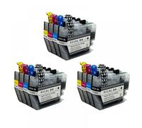 hJNGdU Ink Cartridge 421XL LC421 LC421XL 421 Capacity Compatible With DCP J1050DW MFC J1010DW DCP J1140DW Printer(LC421XL 3Set)