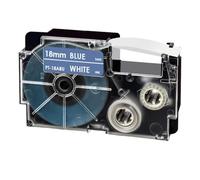 hJNGdU Ink Ribbon 18mm XR-18X XR-18WE XR-18RD XR-18BU XR-18YW Compatible With Caiso Label Printer(White on Blue)