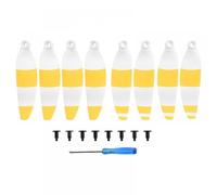 hJNGdU Lightweight Low Noise Replacement Propellers Compatible With D Drone CW CCW 4726F Foldable RC Accessories Compatible With Similar Models(2 PAIR YELLOW)
