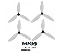 hJNGdU Lightweight Replacement Three-Propeller Compatible With D 2 SE Drone Accessories Parts(4PCS WHITE)