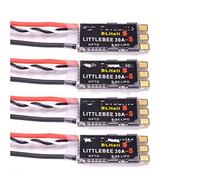 hJNGdU LittleBee 30A-S ESC 30A Electronic Speed Controller BLHeli_S OPTO 2-6S Compatible With Multishot Oneshot42 And OneShot125 Compatible With Wizard X220 X220S(4PCS ESC)