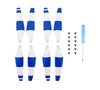 hJNGdU Low Noise 6030 Propeller Compatible With D NI 3 Pro Drone Replaceable Wing Fan Props Compatible With D NI 3 Pro Accessories 1/2/4 Pairs(2 PAIR BLUE WHITE)