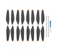 hJNGdU Low Noise 6030 Propeller Compatible With D NI 3 Pro Drone Replaceable Wing Fan Props Compatible With D NI 3 Pro Accessories 1/2/4 Pairs(4 PAIR ORANGE)