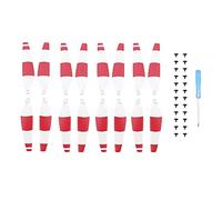 hJNGdU Low Noise 6030 Propeller Compatible With D NI 3 Pro Drone Replaceable Wing Fan Props Compatible With D NI 3 Pro Accessories 1/2/4 Pairs(4 PAIR RED WHITE)