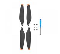 hJNGdU Low Noise 6030 Propeller Compatible With D NI 3 Pro Drone Replaceable Wing Fan Props Compatible With D NI 3 Pro Accessories 1/2/4 Pairs(1 PAIR ORANGE)
