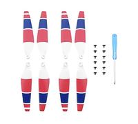 hJNGdU Low Noise 6030 Propeller Compatible With D NI 3 Pro Drone Replaceable Wing Fan Props Compatible With D NI 3 Pro Accessories 1/2/4 Pairs(2 PAIR TRICOLOR)