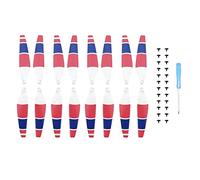hJNGdU Low Noise 6030 Propeller Compatible With D NI 3 Pro Drone Replaceable Wing Fan Props Compatible With D NI 3 Pro Accessories 1/2/4 Pairs(4 PAIR TRICOLOR)