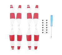 hJNGdU Low Noise 6030 Propeller Compatible With D NI 3 Pro Drone Replaceable Wing Fan Props Compatible With D NI 3 Pro Accessories 1/2/4 Pairs(2 PAIR RED WHITE)