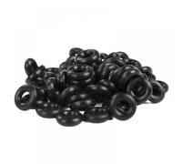 hJNGdU M2 M3 Damping O-Ring Compatible with Compatible Flight Controller Stack F405 F411 F722 30A 40A 50A 60A 4in1 ESC Replacement DIY Parts(50PCS M2 BLACK)