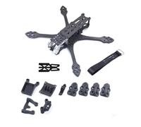 hJNGdU Mark5 HD 225mm Carbon Fiber Frame Compatible With 5inch Analog Digital RC Quadcopter Racing Drone BN220 GPS DIY Parts(A ANALOG BLACK)